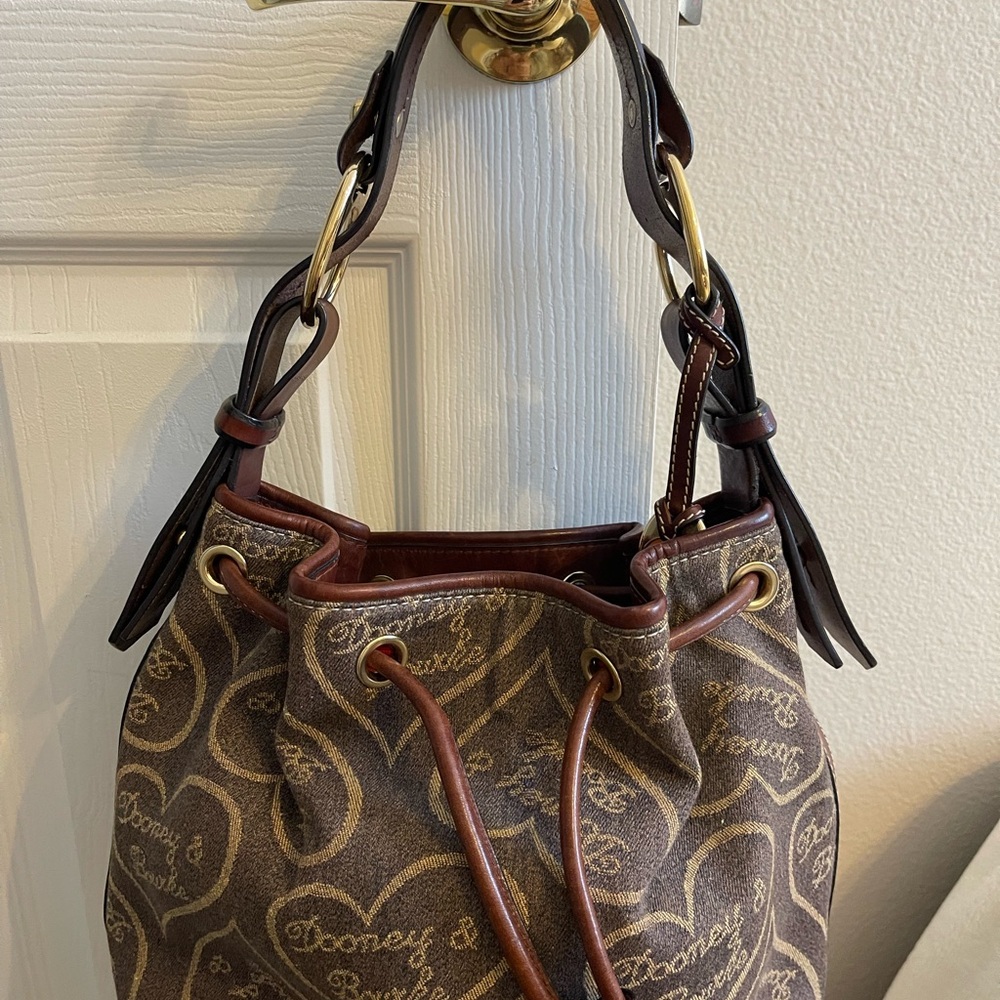 Dooney & Bourke Brown and Tan Shoulder Bag - Picture 12 of 12
